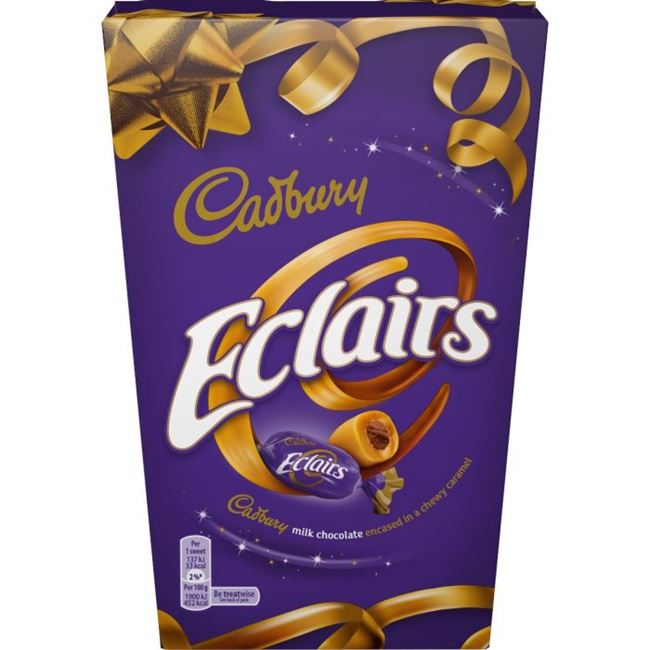 Cadbury Chocolate Eclairs Carton
